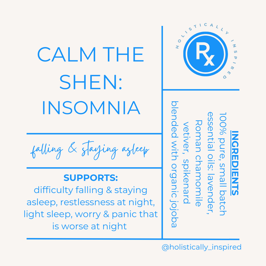 Calm the Shen: Insomnia