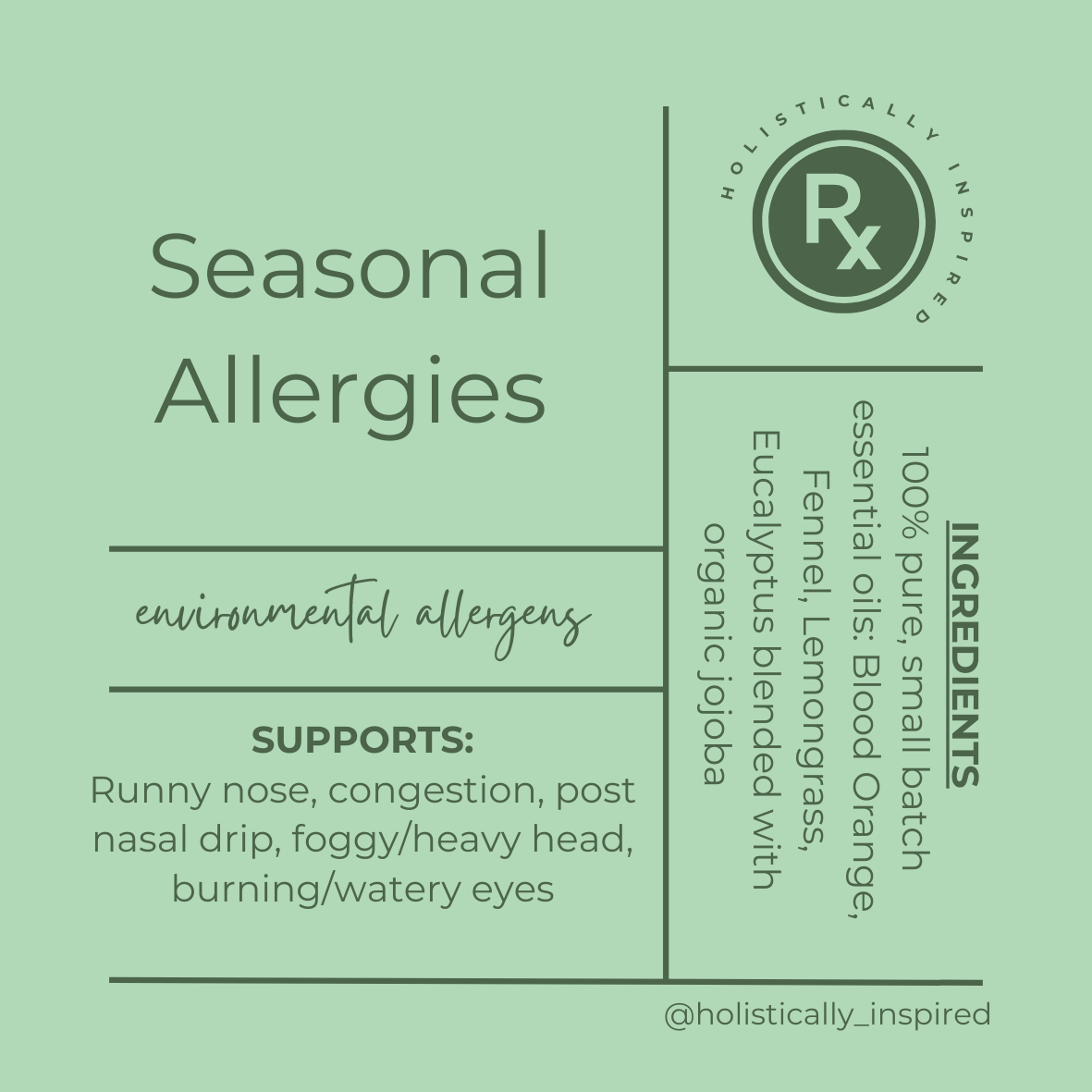 Seasonal Allergies